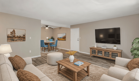 Floor plan for 2 beds, 2 baths, 868 sqft